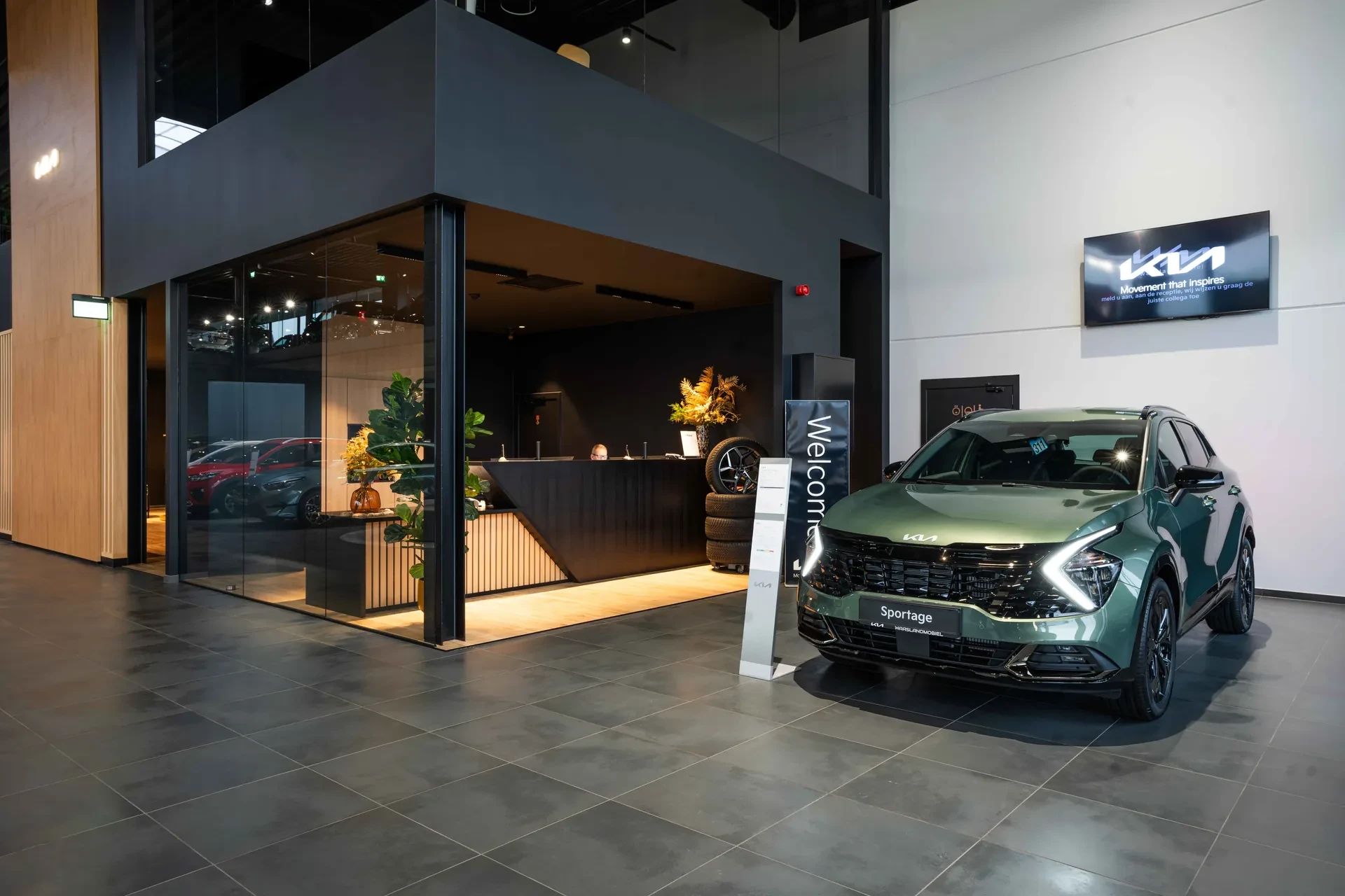 De receptie van Kia Waaslandmobiel met een Kia Sportage